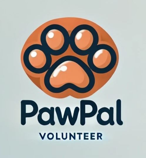 Shelter volunteer with pets